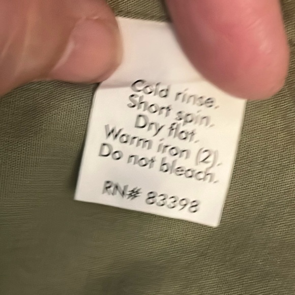 Calvin Klein Button Down Shirt green Sz 16.5 (34-35) - Picture 11 of 12